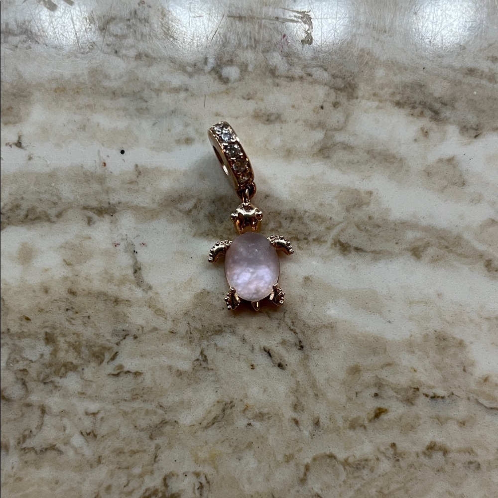 Pandora Pink Turtle charm